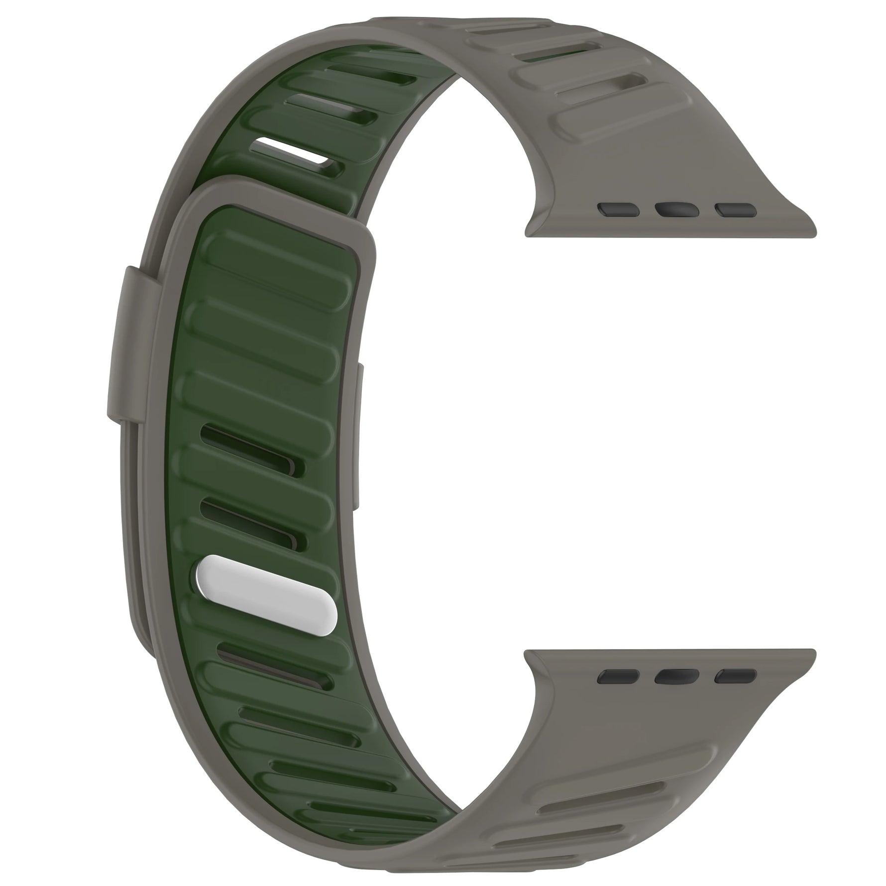 Silicone Slanted Buckle Sport Band for Apple Watch