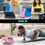 Samsung Galaxy S25 Series Magnetic Hybrid Armor Case with Ring Holder