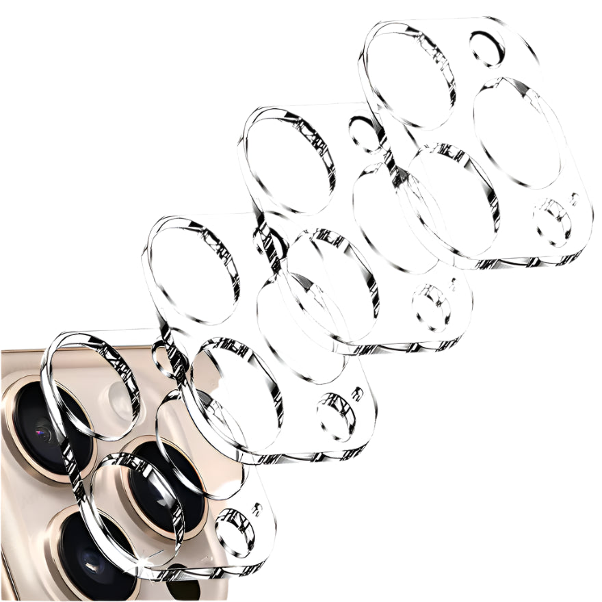 4-Pack Full Cover Camera Lens Protector for iPhone 16 Series