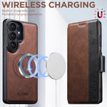 Samsung Galaxy S26 Ultra Detachable Leather Wallet Phone Case