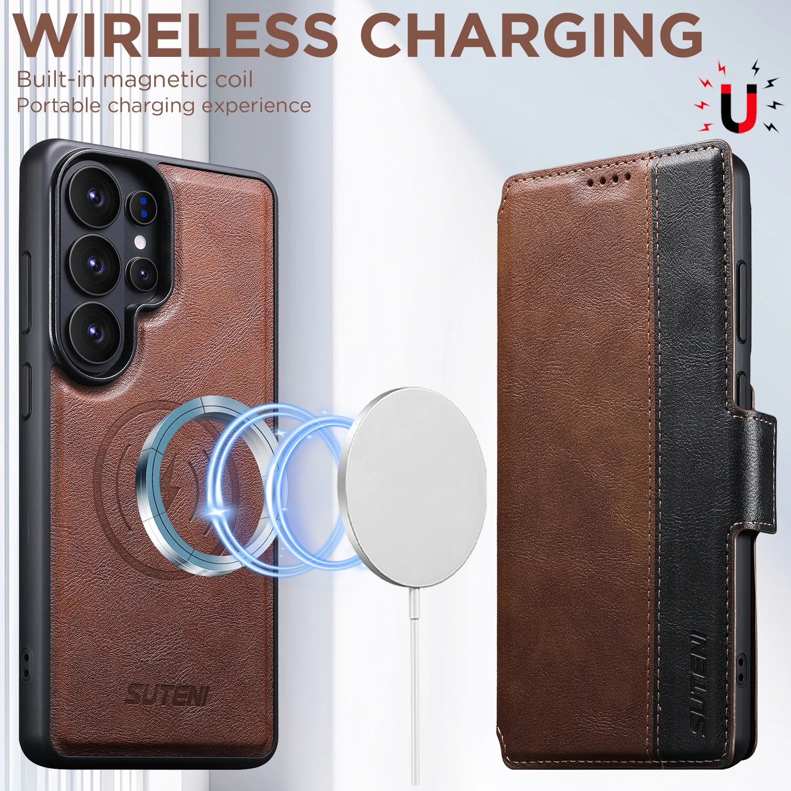 Samsung Galaxy S26 Ultra Detachable Leather Wallet Phone Case