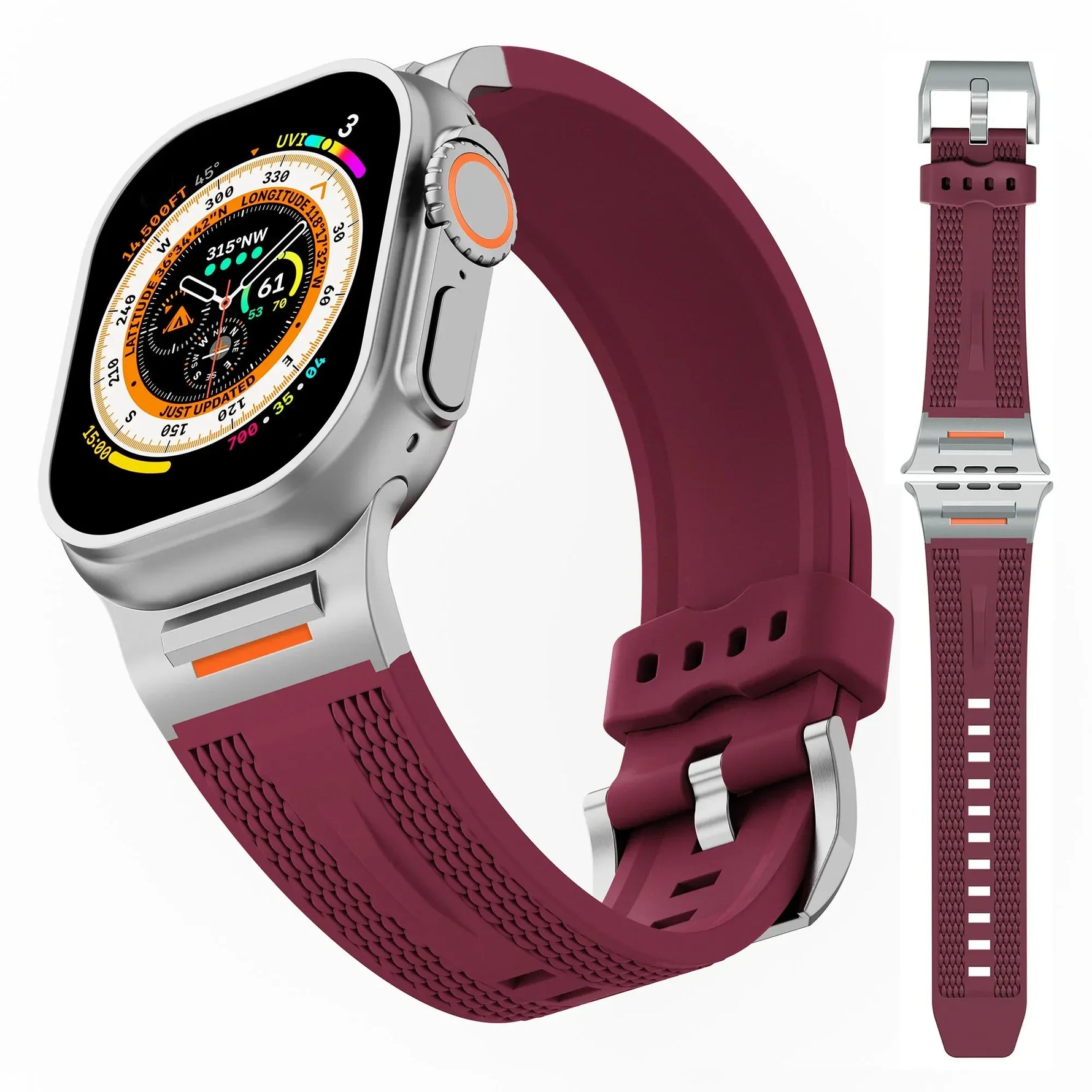 Flexible Silicone Elastic Sports Band for Apple Watch