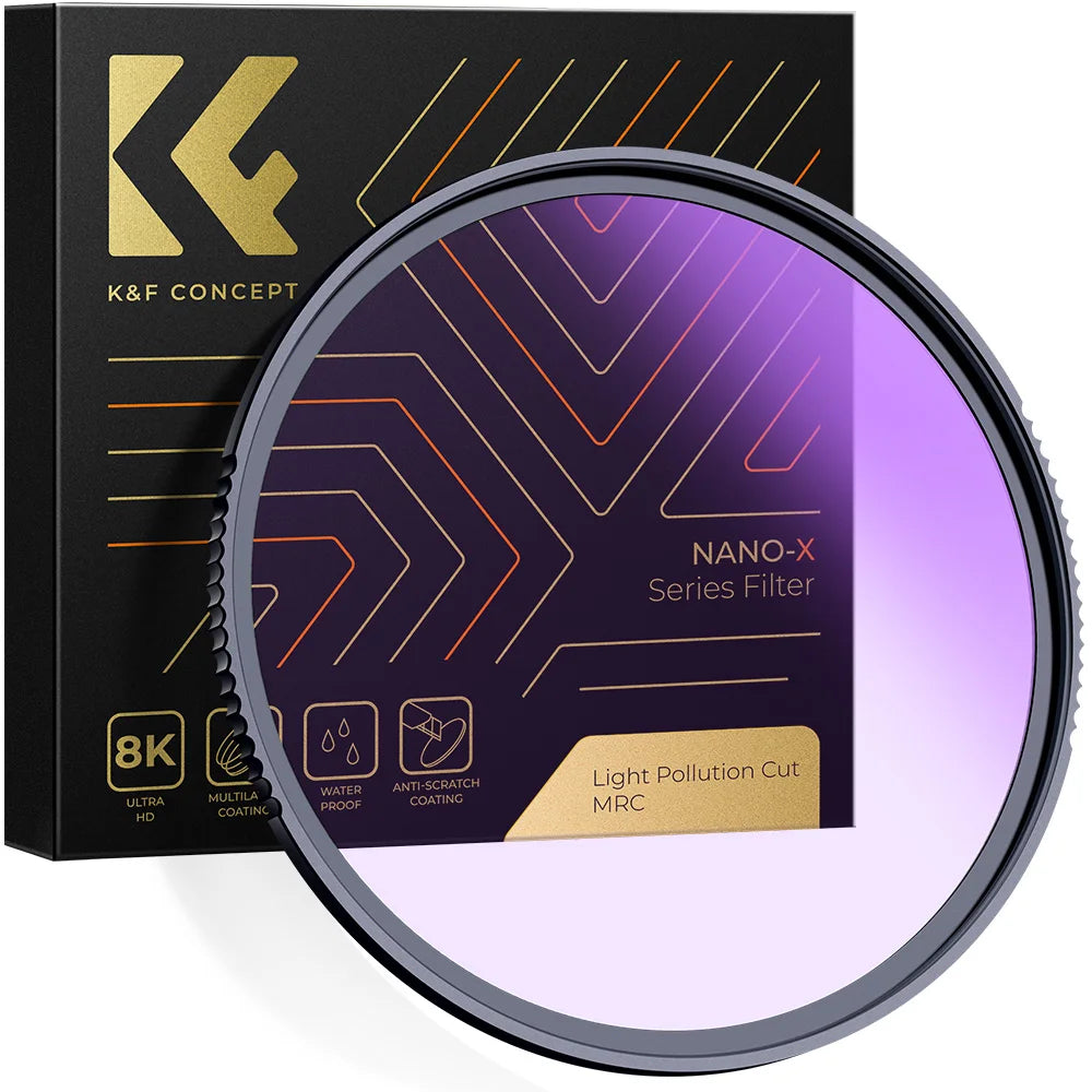 K&F Concept 52-82mm Night Photography Filter with Multi-Layer Nano Coating