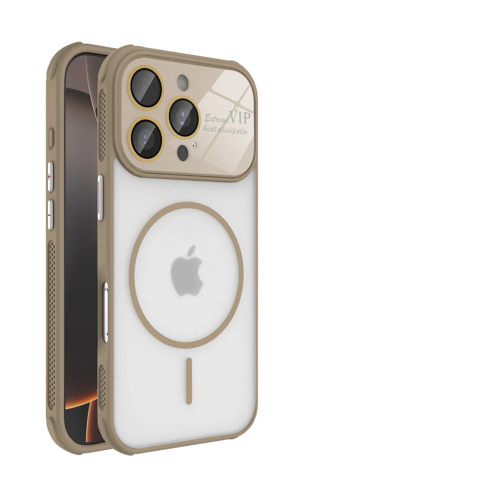 Luxury Skin-Feel Transparent MagSafe Case for iPhone 17 Series