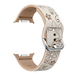 Bauhinia Print Silicone Band for Samsung Galaxy Watch 8 and Galaxy 8 Classic
