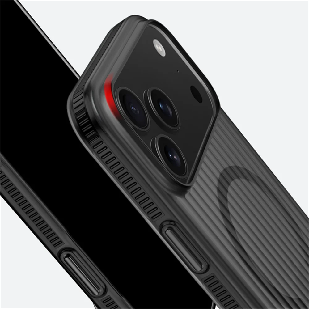 Stylish Corrugated Texture MagSafe Case for iPhone 17 Series