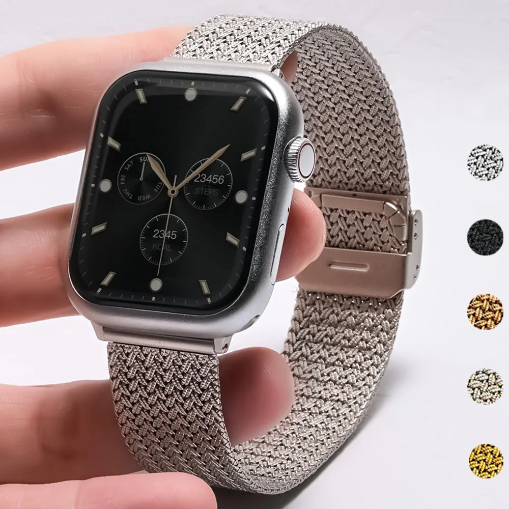 Men's Metal Link Strap for Apple Watch