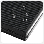 Water-Resistant Carbon Fiber MagSafe Case with Raised Camera Protection for iPhone Duo