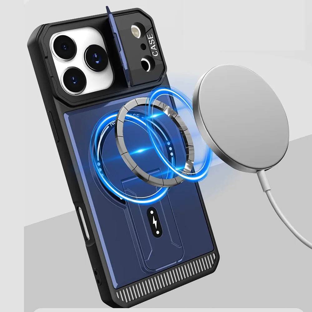 Military Grade MagSafe Case for iPhone 17 Series with Camera Lens Cover