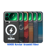 Premium 600D Kevlar Aramid Carbon Fiber Magnetic Case for Xiaomi 17 Series