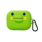 Soft Silicone Frog-Shaped Case with Hinged Lid for AirPods Pro 3