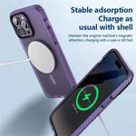 Durable Matte Translucent MagSafe Armor Case for iPhone 16 Series