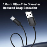 Hagibis Ultra-Fine 1.8mm Paracord Mouse Cable