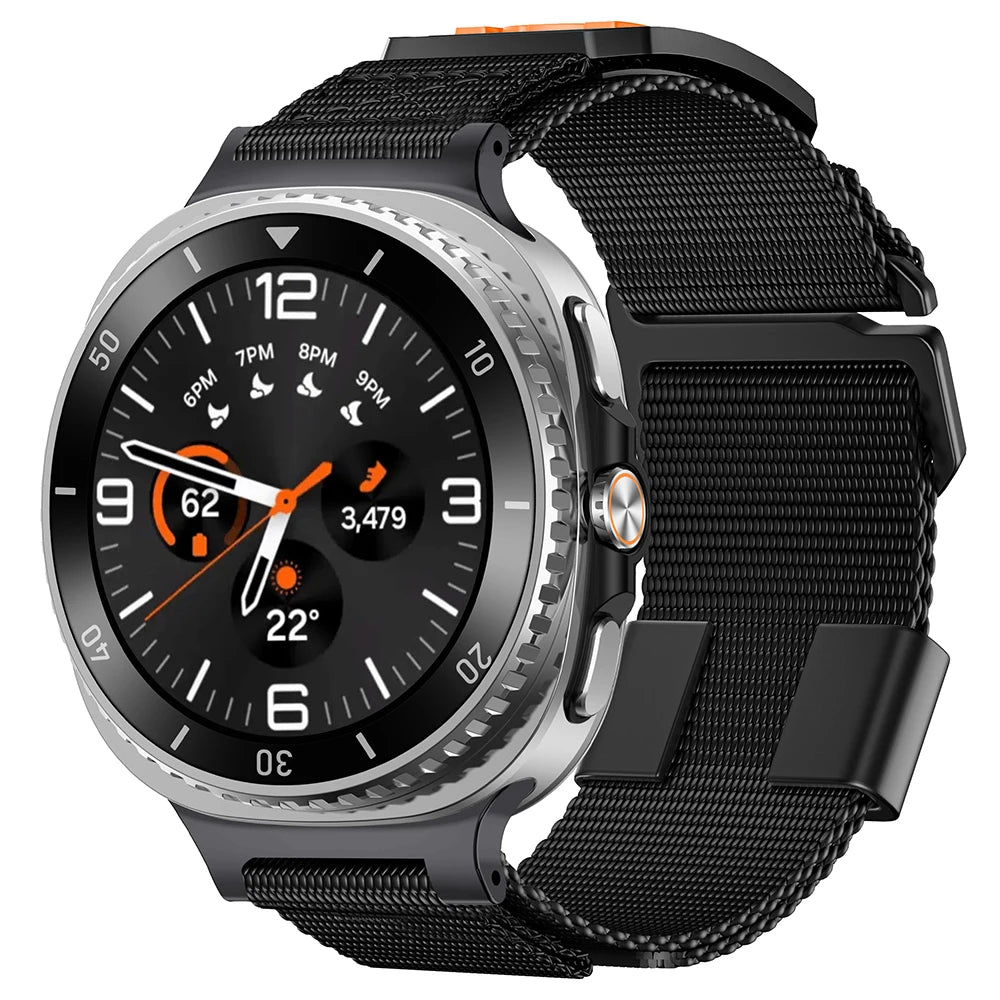 Adjustable Nylon Loop Watchband for Samsung Galaxy Watch 8 / Galaxy Watch 8 Classic