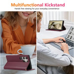 Protective Leather Wallet Case for Samsung Galaxy S25 Series