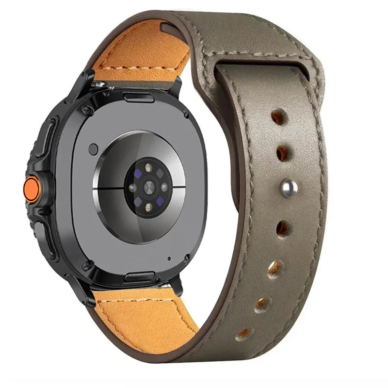 Comfortable Leather Wrist Strap for Samsung Galaxy Watch Ultra