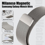 Stainless Steel Magnetic Band for Samsung Galaxy Watch 8 & Galaxy Watch 8 Classic