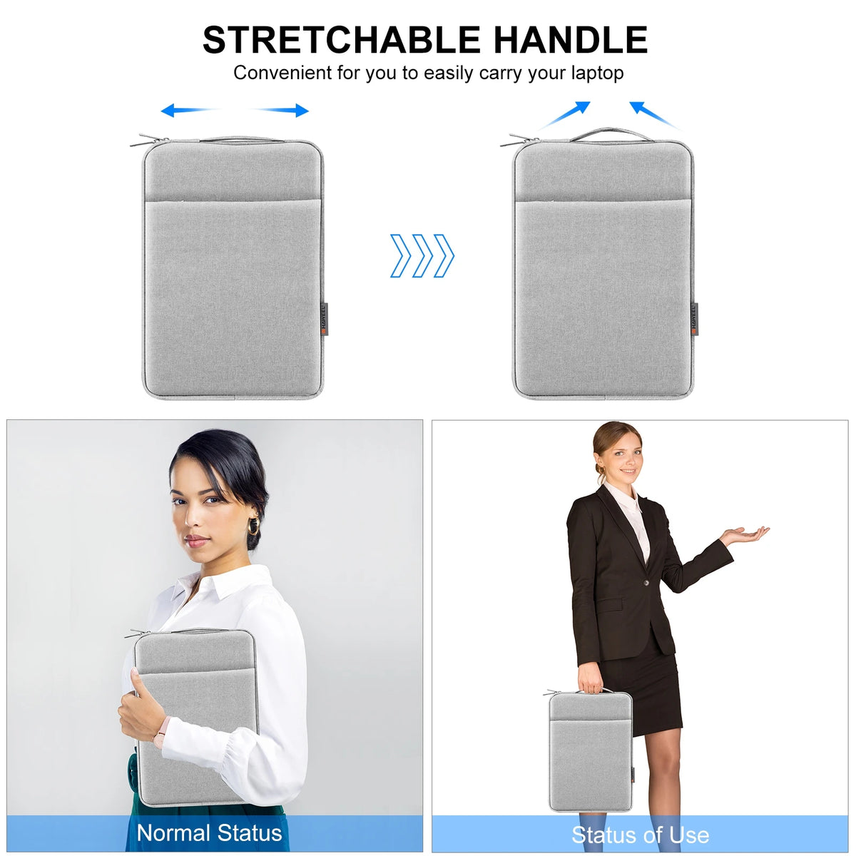 Three-Layer Shockproof Laptop Sleeve Case