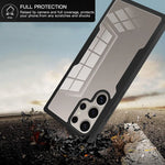 Clear Protective Case for Samsung Galaxy S25 Series with Camera & Screen Protection