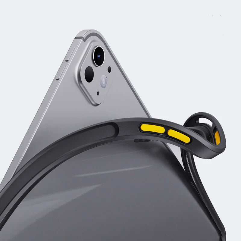 Clear Hybrid TPU and PC Bumper Case for iPad Pro (2024)
