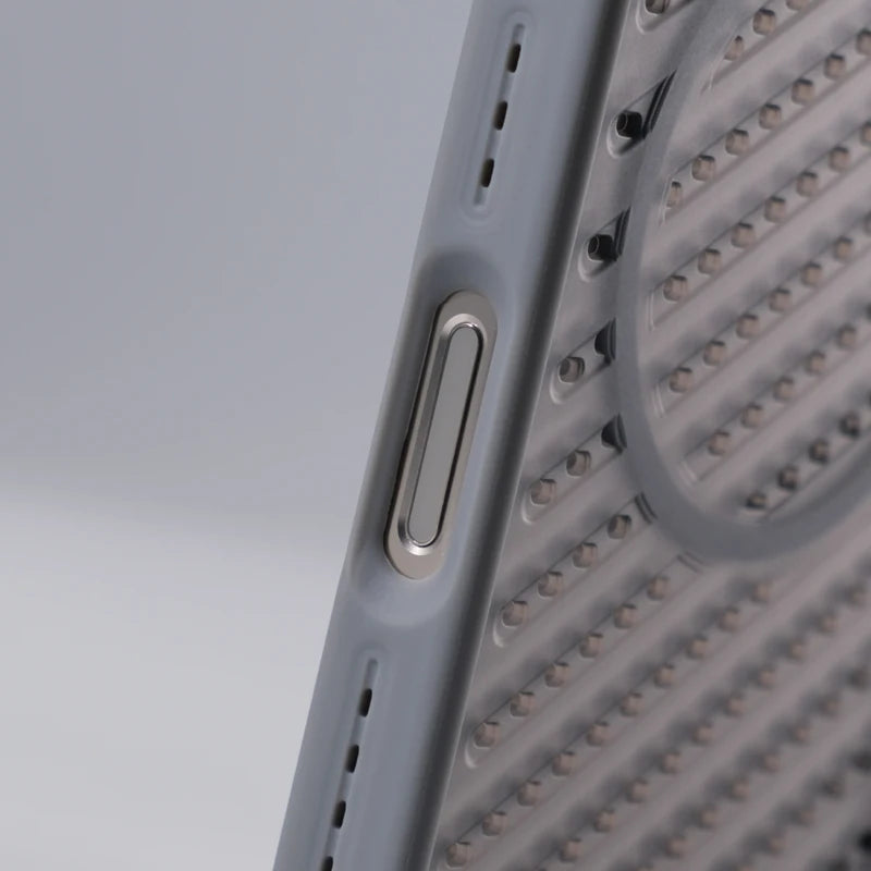 Translucent Mesh Cooling MagSafe Case for iPhone 16 Series