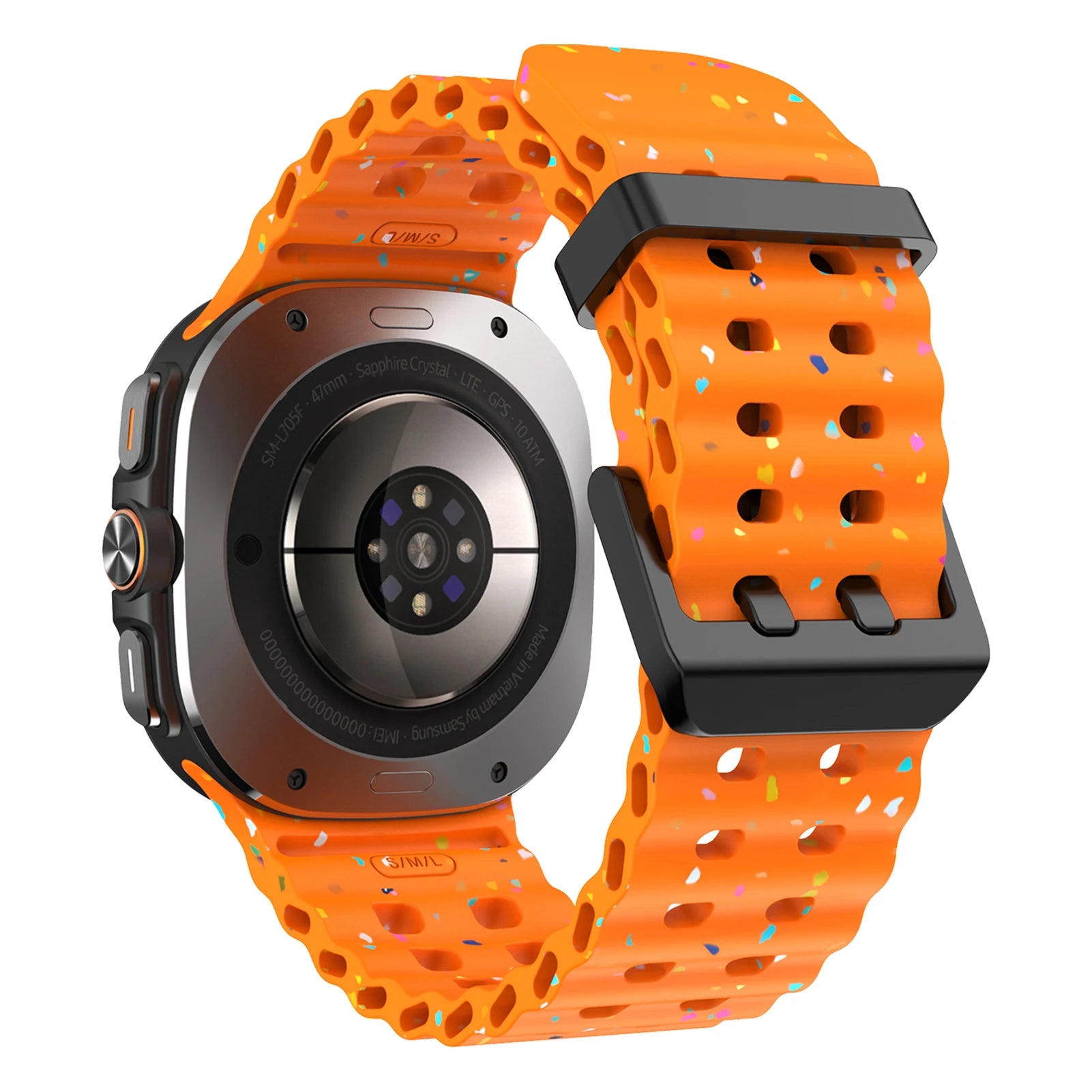 High-Quality Marine Silicone Band for Samsung Galaxy Watch Ultra and Samsung Galaxy Watch Ultra (2025)