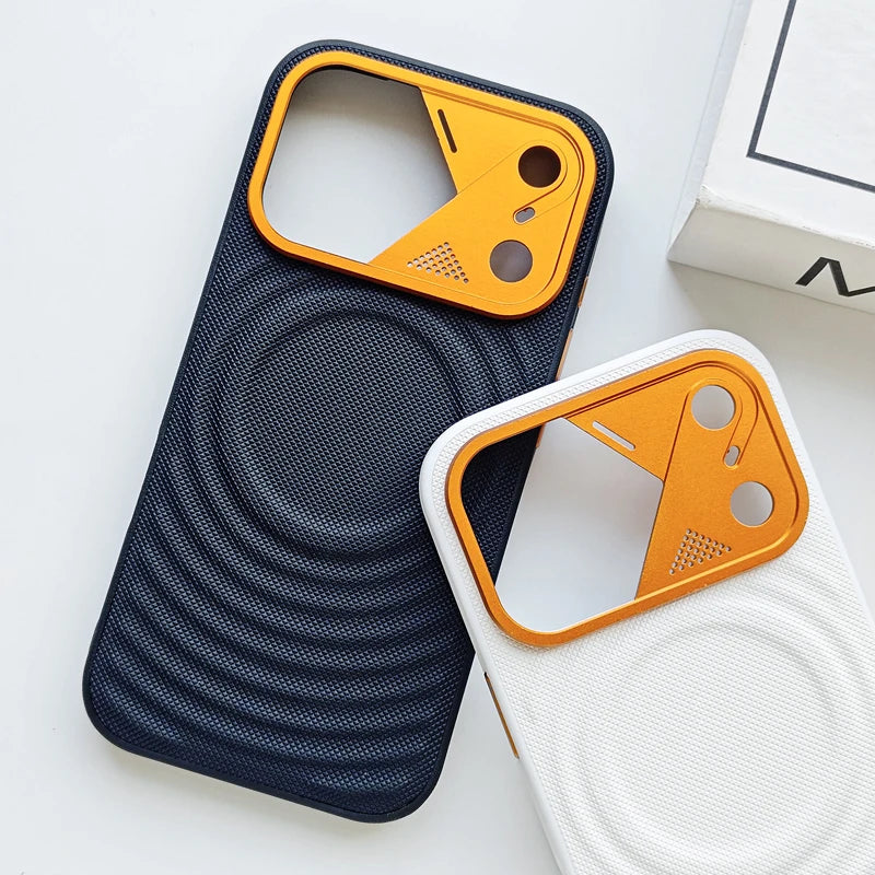 Elegant Wave Texture MagSafe Case for iPhone 17 Pro & Pro Max