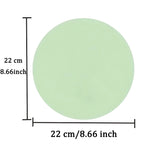 Minimalist PU Leather Round Mouse Pad