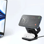 WiWU Kevlar Magnetic Wireless Charging Station