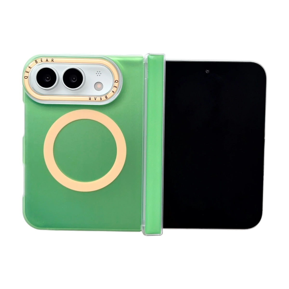 Slim Shockproof MagSafe Case with Color-Blocking Design for iPhone Duo
