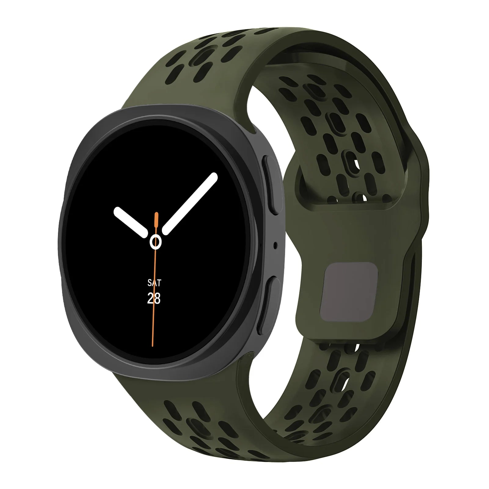Breathable Rubber Wristband for Samsung Galaxy Watch 8 & Galaxy Watch 8 Classic