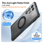 Shockproof Translucent Magnetic Case with Kickstand for ZTE Nubia Red Magic 11 Pro / Pro Plus