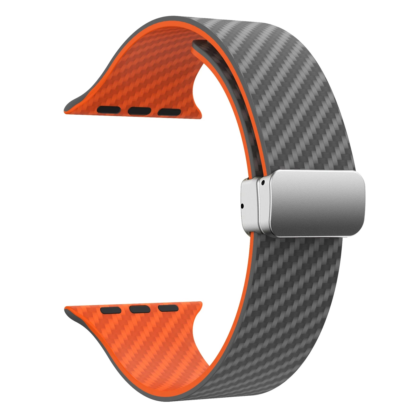 Carbon Fiber Pattern Magnetic Strap for Apple Watch