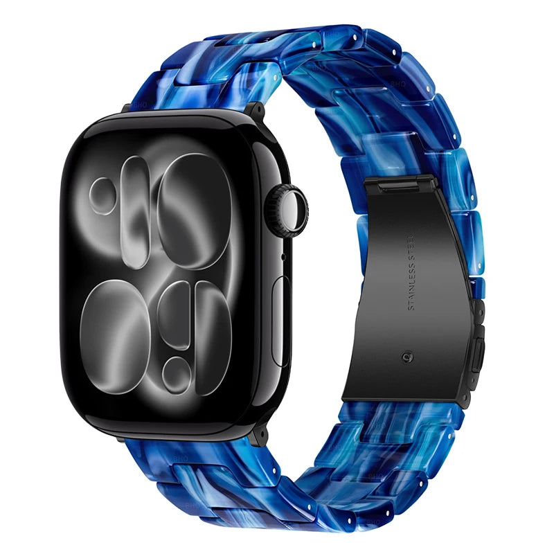 Glossy Resin Link Strap for Apple Watch