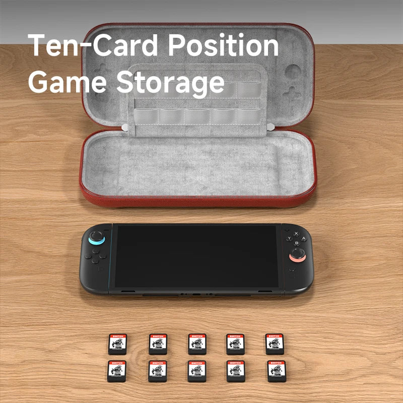 Nintendo Switch 2 Carrying Case with 10 Game Slots