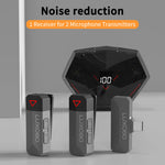 LUXCEO M8 Wireless Lavalier Microphone