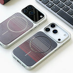 Frosted Carbon Fiber Texture Armor Case with MagSafe for iPhone 17 Series