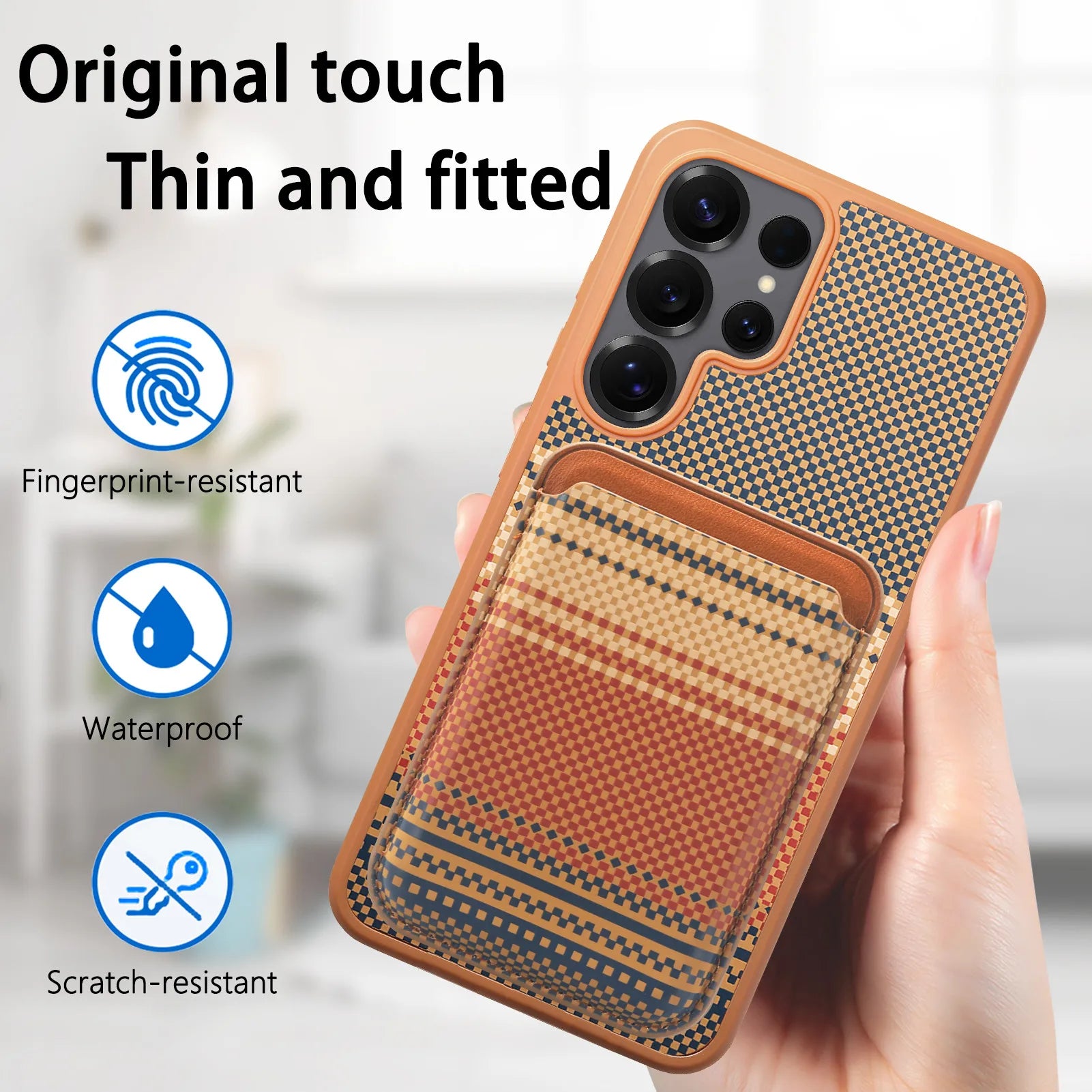 Magnetic Gradient Case with Detachable Wallet for Samsung Galaxy S26 Series