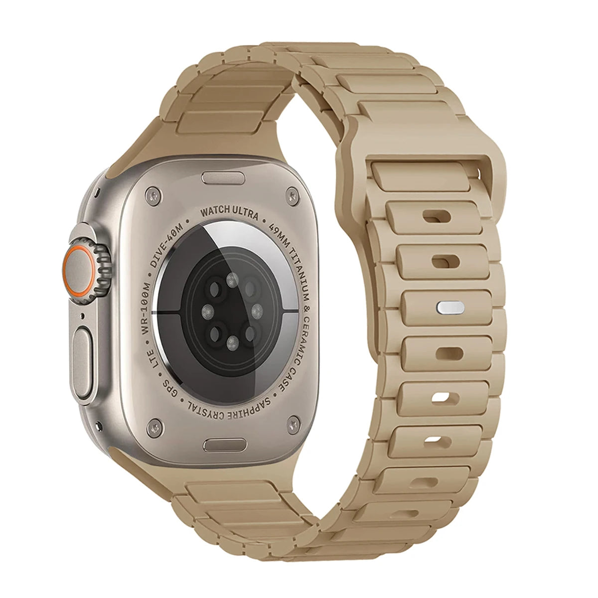 Durable Soft Silicone Watch Band for Apple Watch