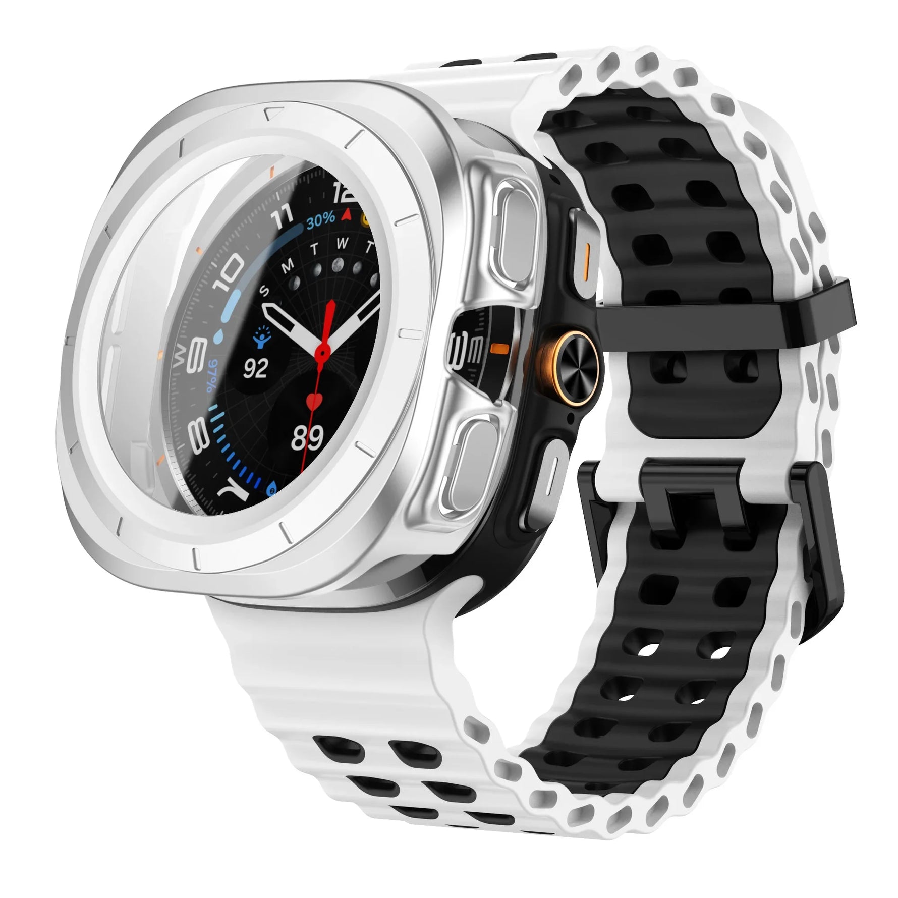 Silicone Strap & Protection Set for Samsung Galaxy Watch Ultra and Samsung Galaxy Watch Ultra (2025)