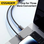 Essager 2-in-1 USB Type-C to USB Type-C/Lightning Cable