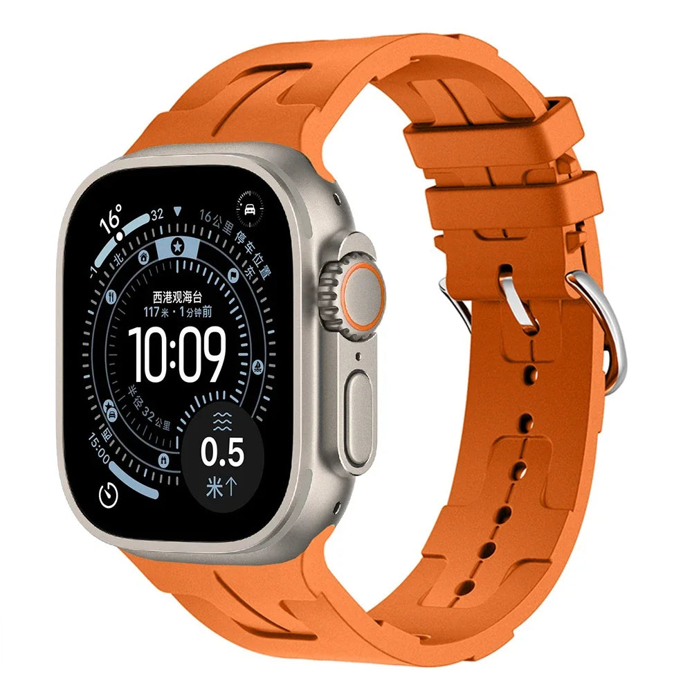 Kilim Design Silicone Band for Apple Watch
