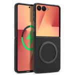 Carbon Fiber Magnetic Leather Case for Samsung Galaxy Z Flip 7