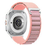 Breathable Nylon Weave Watch Band with Metal C-Hook Closure for Samsung Galaxy Watch Ultra 2
