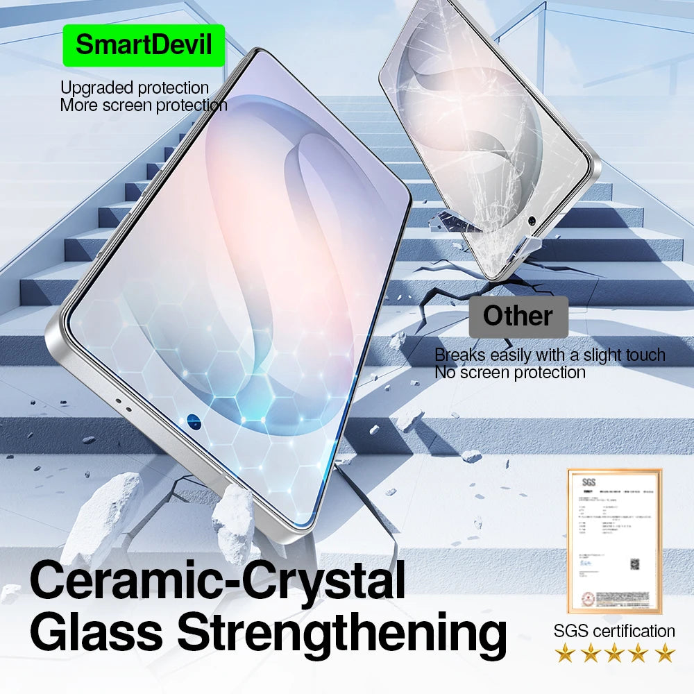 2-Pack Tempered Glass Screen Protector with Dust-Free Installation Box for Samsung Galaxy S26 Series