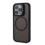 Translucent Mesh Cooling MagSafe Case for iPhone 15 Series
