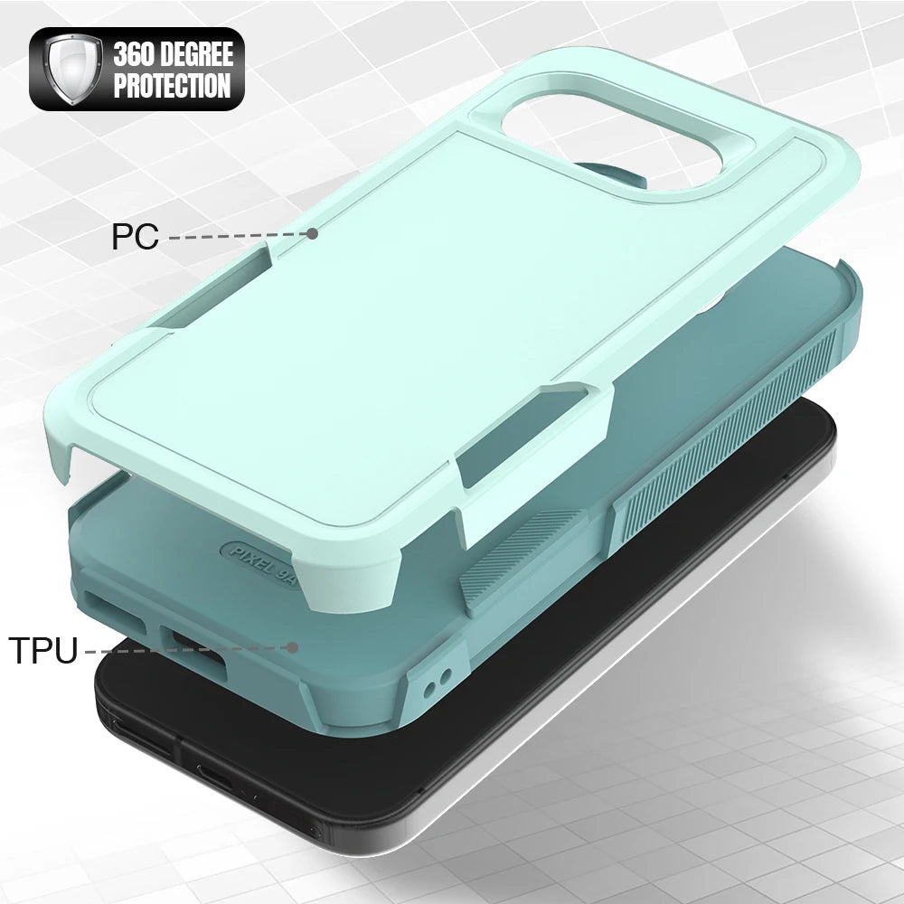 Military-Grade Rugged Armor Case for Google Pixel 9A