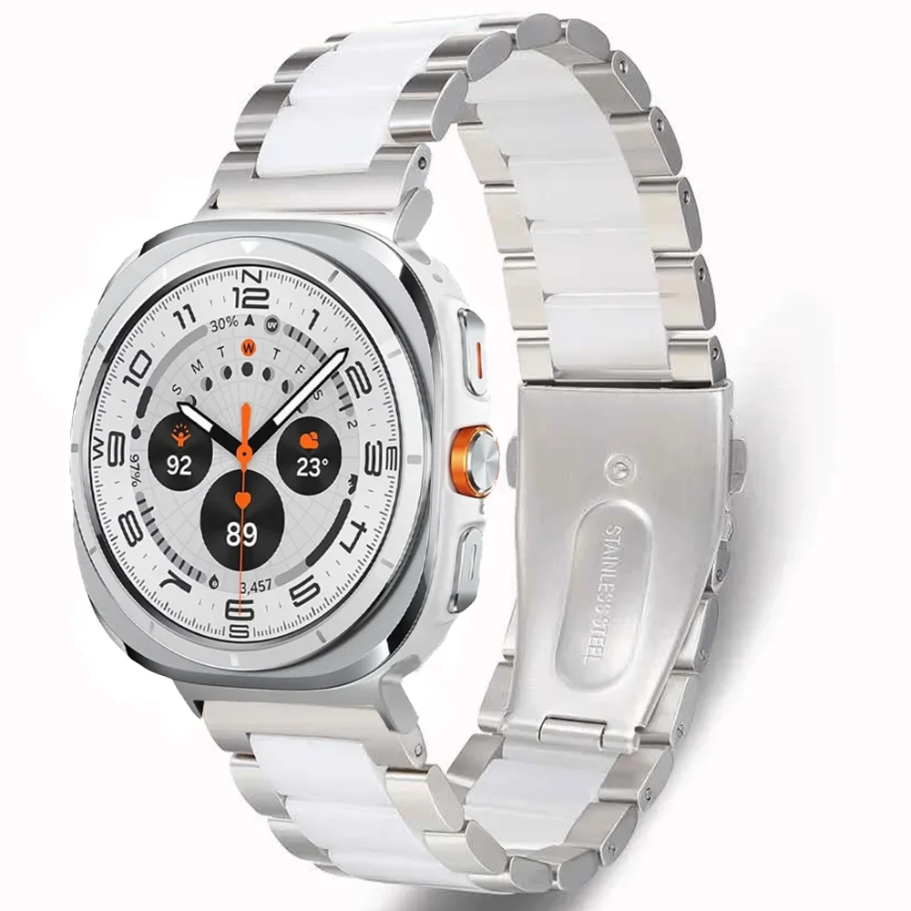 Premium Ceramic Metal Bracelet for Samsung Galaxy Watch Ultra