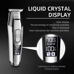 Kemei KM-5027 Rechargeable Hair Clipper with LCD Display