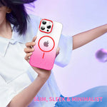 Glitter Laser Gradient Clear Matte MagSafe Case for iPhone 16 Series